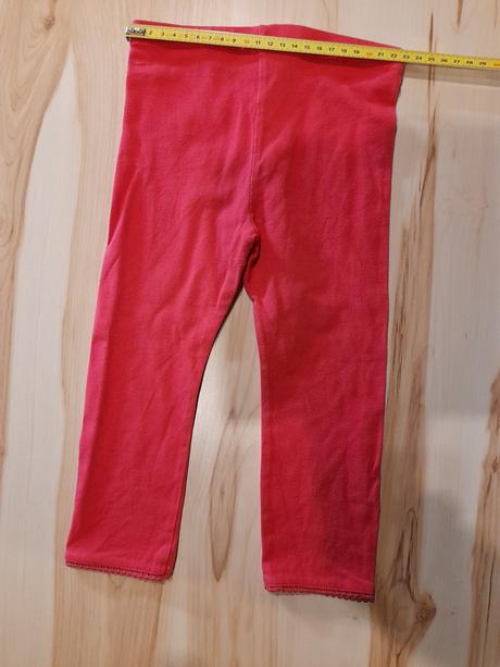 Tenšie ružové legínky s čipkou, circo,98