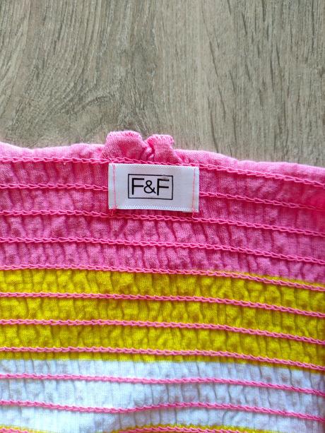 Dievčenské šaty zn.f&f, 6-7 r., veľ.122, f&f,122