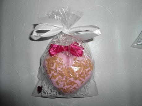 Šumivky do kúpeľa xl srdiečko v darčekovom balíčku,