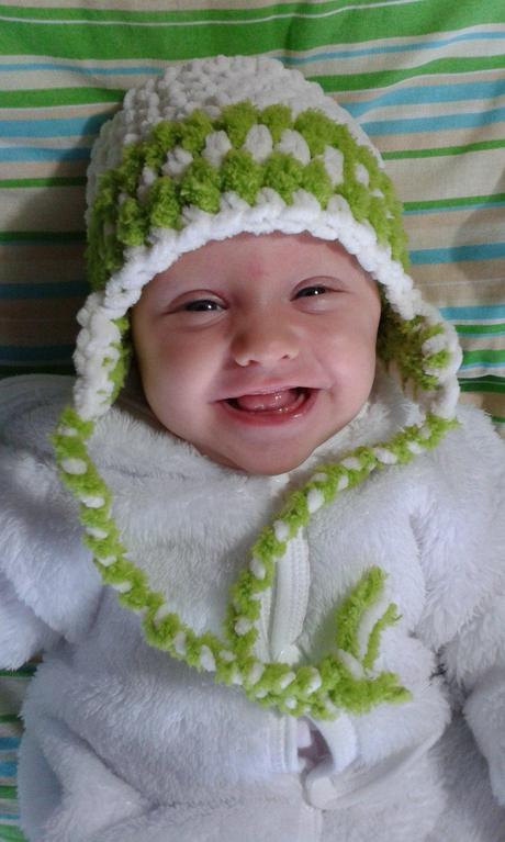 Trpaslíček-nenosená čiapočka pre novorodenca 56/62, 56