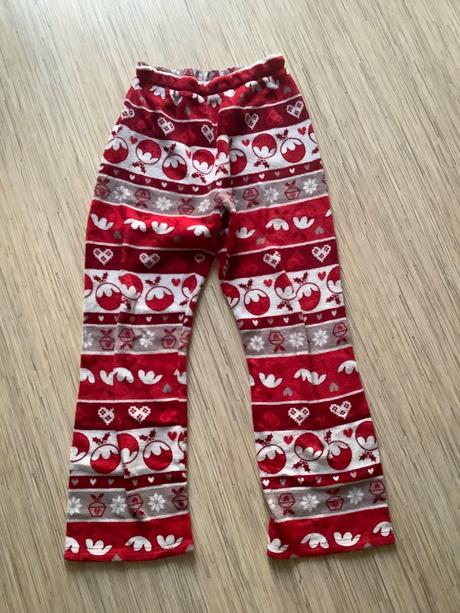 Makke plyšové pyžamove nohavice, xs