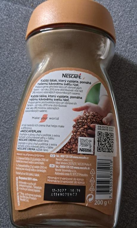 Káva jacobs a nescafe,
