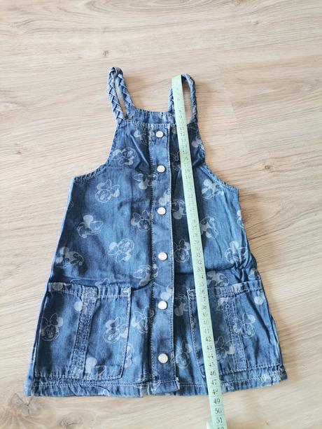 Dievčenské riflove šaty minnie, disney,92