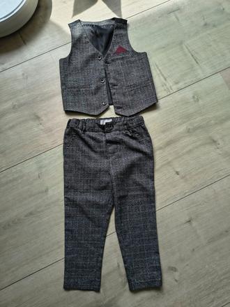 Set nohavice a vesta-oblek, 98