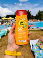 SUNDANCE mlieko na opaľovanie s podporou hnednutia, OF 30, 200 ml