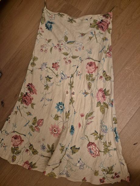 Ľanová sukňa, laura ashley,40