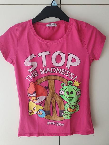 Dievčenské tričko angry birds, 34