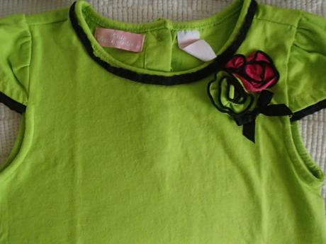 Tričko alebo tunika s kvetinkou v.116, 116