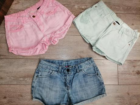 Kraťasy 1+1+1, h&m,152