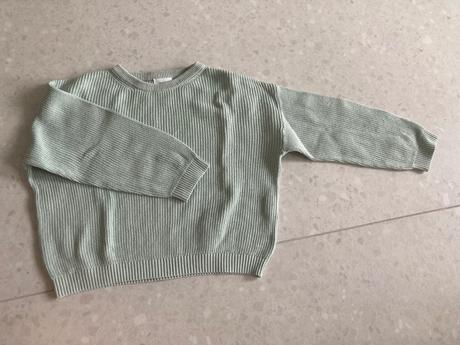 Bledozelený pulóver, zara,98