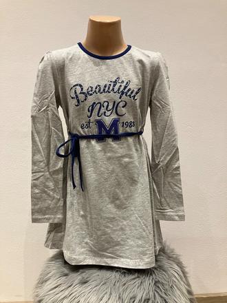 Dievčenské sivo-modré šaty original marines,8 r., original marines,128