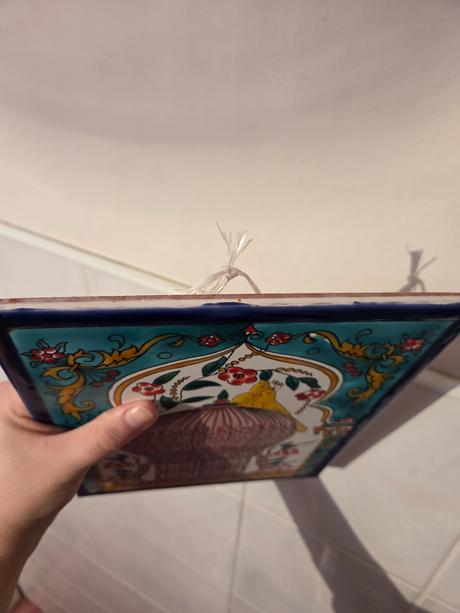 Obraz na stenu keramická okrasná dlaždica, 