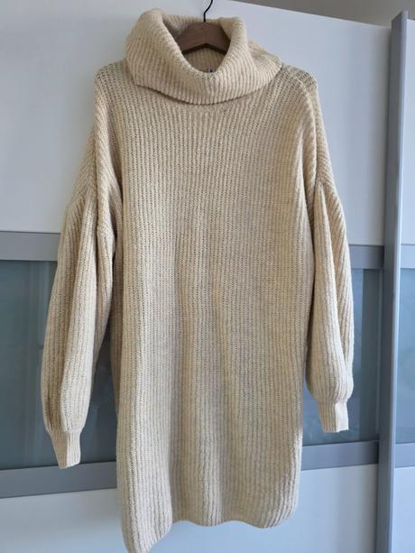 Dlhy rolakovy svetrik/saty, l