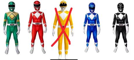Karnevalový kostým power ranger, 