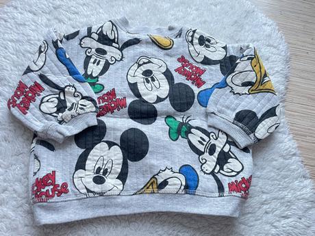 Svetloseda teplakova suprava mickey, h&m,74