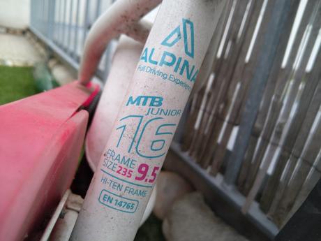 Dievčenský bicykel alpina do 6 r., alpina,16