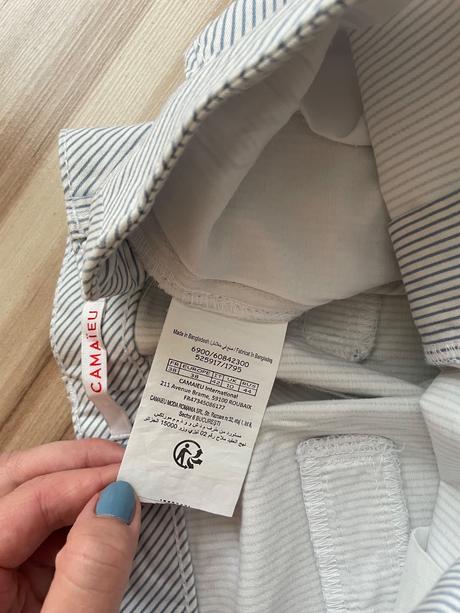 Nohavice camaïeu, camaieu,38