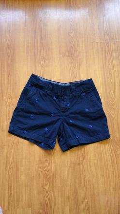Dámske tmavomodré šortky tommy hilfiger, tommy hilfiger,s
