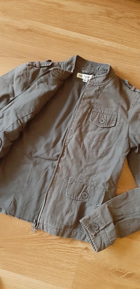 Khaki prechodná bunda s, s