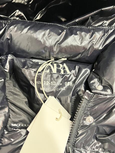Zara detská zimná perím plnená bunda, zara,152 / 158