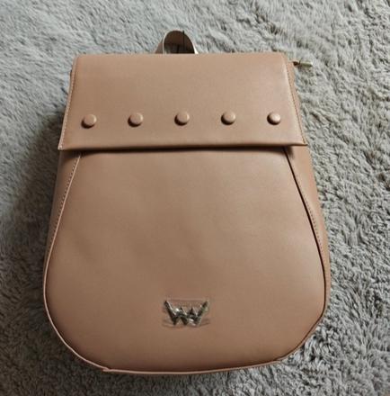 Vuch kožený batoh melvin creme,