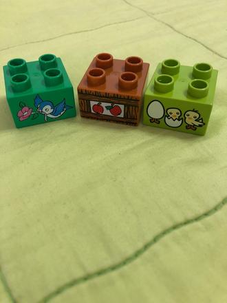 Lego duplo 3x kocka, 