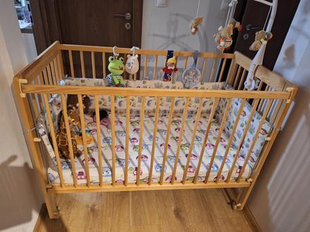 Komplet vybavena postielka, šírka (cm): 60,dĺžka (cm): 120