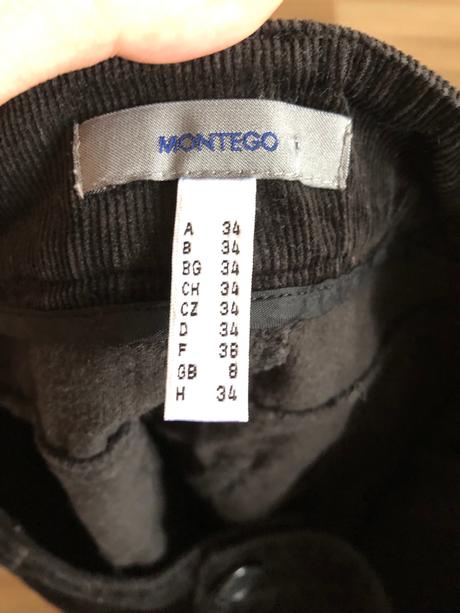 Mencestrova sukna zn. montego, 36