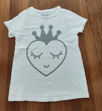 Tričko so strieborným srdiečkom, f&f,122