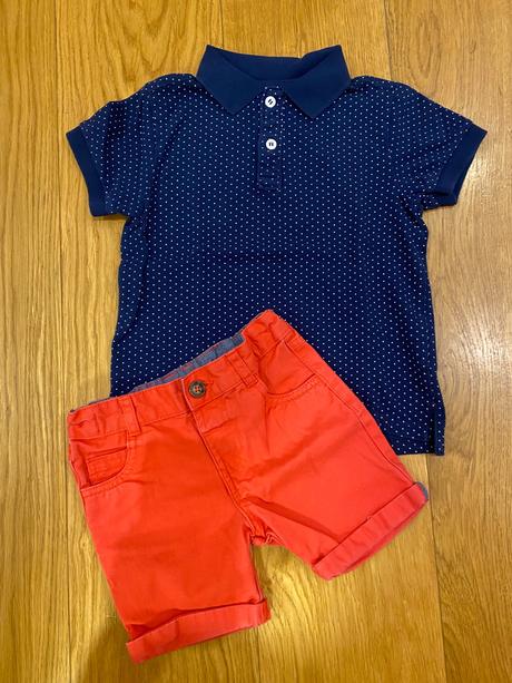 Trička h&m a kraťasy 110/116, 116