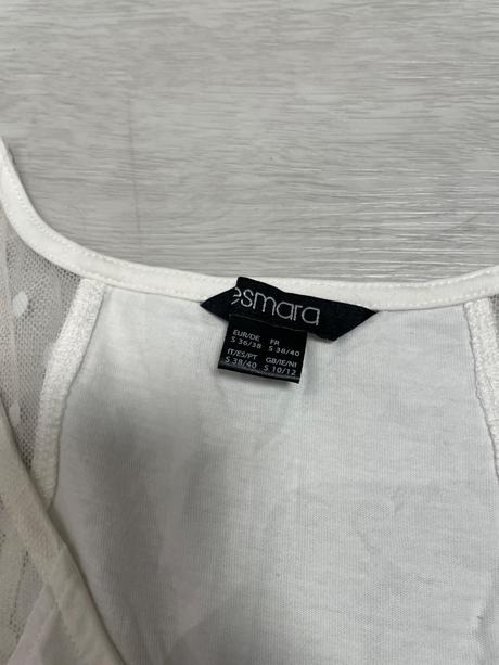 Biele letne šatky . vel.36-38, esmara,s