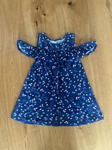 Kvetinkové šaty, palomino,116