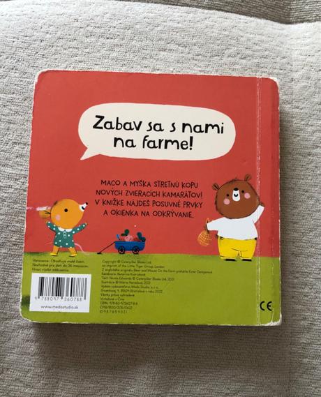 Kniha maco a myška na farme,