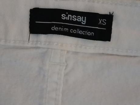 Biele kraťasy xs, sinsay,xs