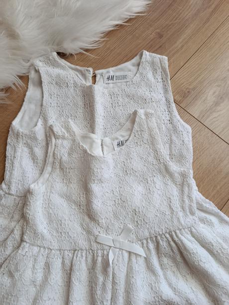 Súrodenecké šaty 122/128 a 92, h&m,122