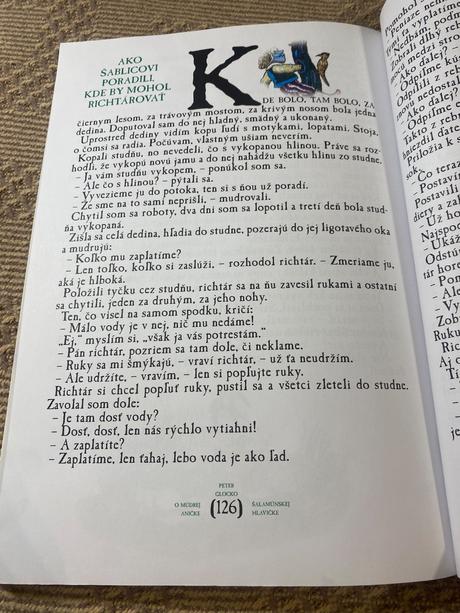 Peter glocko omúdrej aničke šalamúnskej hlavičke, 