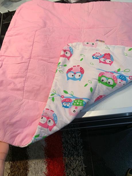 Nellys zavinovačky deky 2 ks, modra a ružová, 