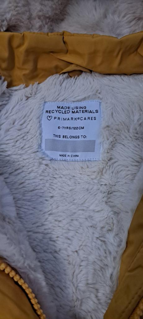 Zimná bunda, primark,122