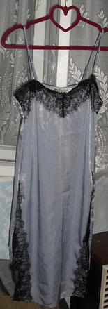 106 cm h&m hodvabna dlha kosielka jemna, h&m,xs