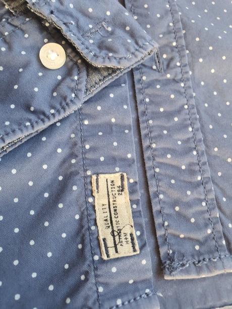 Bodkovana košeľa, h&m,140