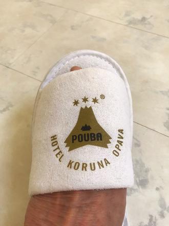 Froté cestovné papučky 40/41, 40