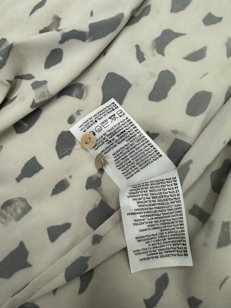 Kremovohnedá saténová blúzka h&m, h&m,m