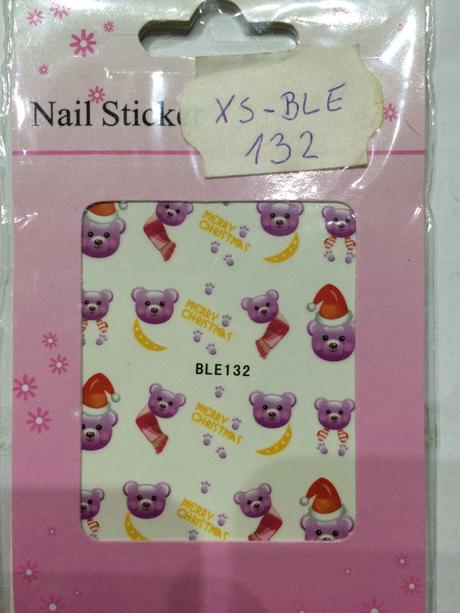 Nálepky a vodolepky na nechty 5 ks, 