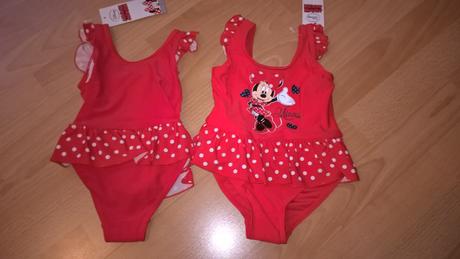 Nové celé plavky minnie disney 104, f&f,104