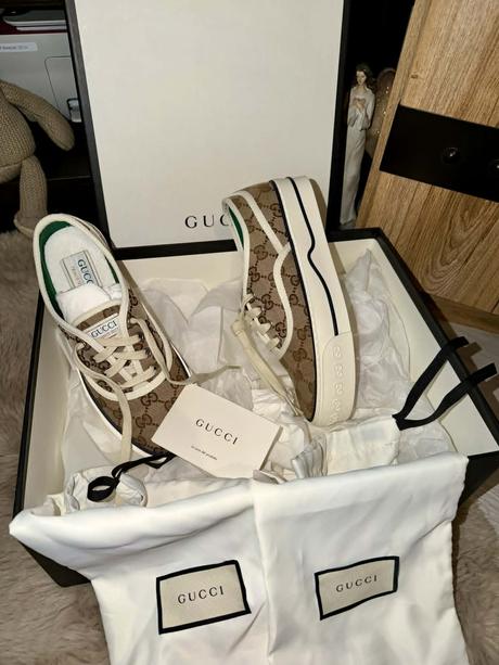 Gucci original nove damske luxusne stylove tenisky, gucci,36