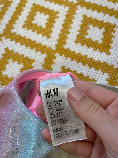 Trblietavé plavky, h&m,110