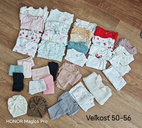 Predám veľký balík pre dievčatko od veľkosti 50-68, 50–62