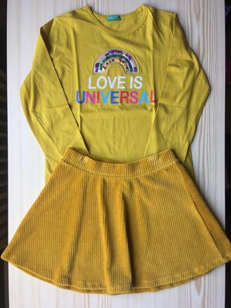 Komplet benetton veľ. 128/134, benetton,128