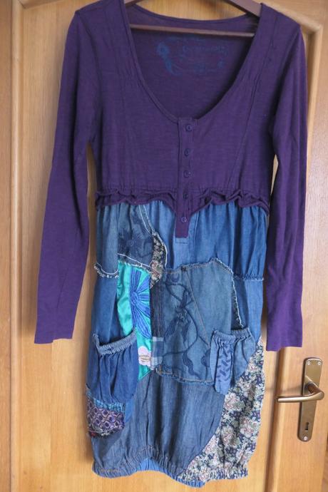 Desigual bavlnene riflove moderne saty m/l, desigual,m