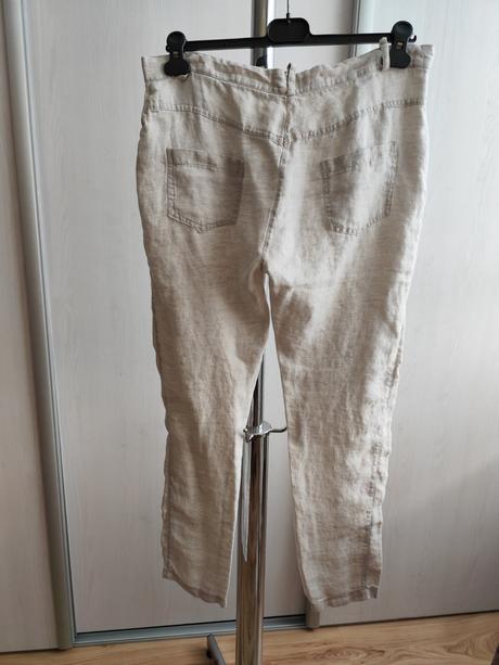 Ľanové nohavice, l